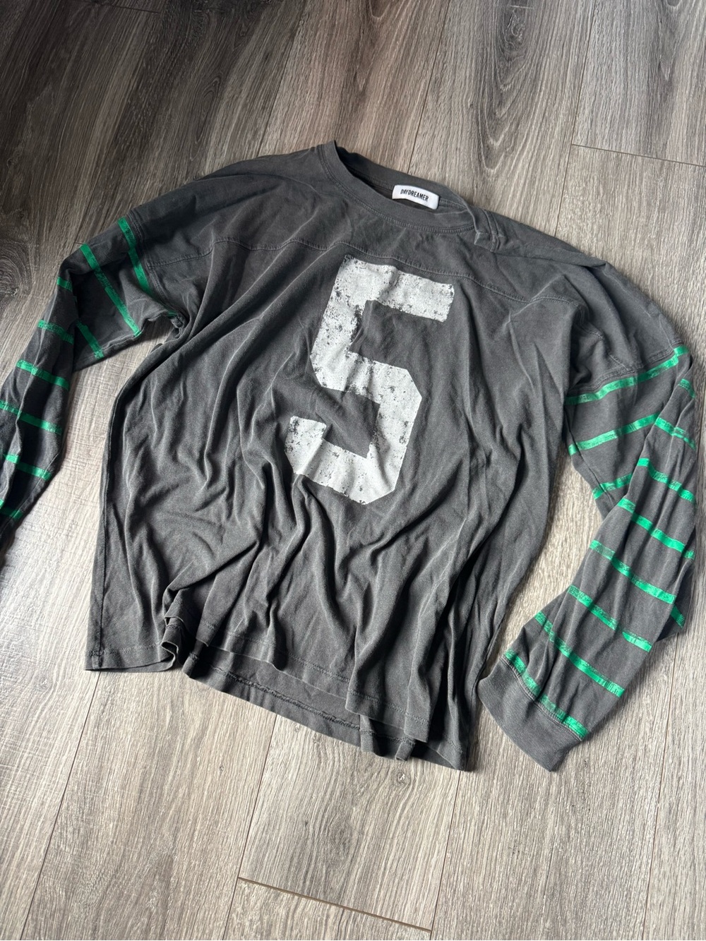 Daydreamer Varsity Long Sleeve Tee